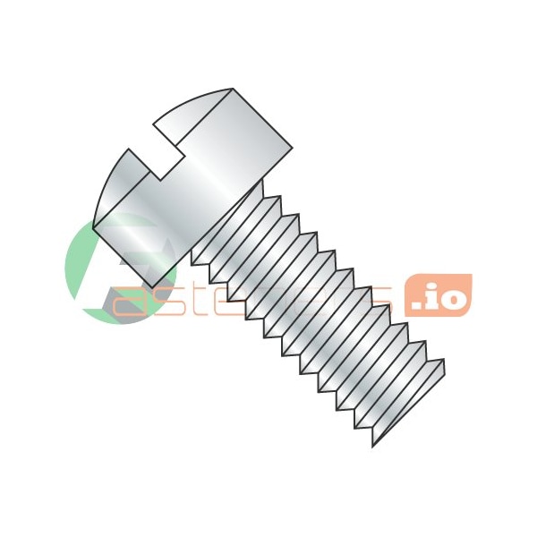 Newport Fasteners #3-48 x 1/2 in Slotted Fillister Machine Screw, Zinc Plated Steel, 10000 PK 489997 - main